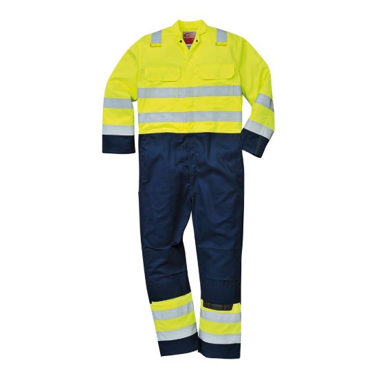 Picture of Portwest BIZ7 Hi-Vis Anti-Static Bizflame Pro Coverall