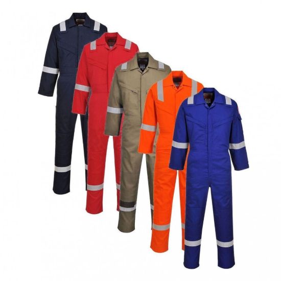 Picture of Portwest FR21 Flame Resistant Super Light Weight Anti-Static Coverall 210g