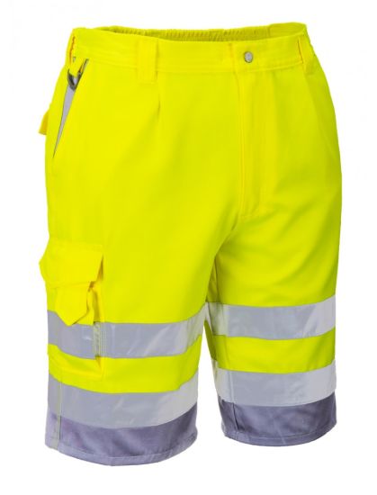 Picture of Portwest E043 Hi-Vis Polycotton Shorts