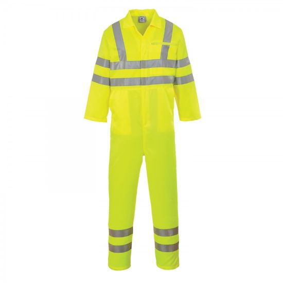 Picture of Portwest E042 Hi-Vis Poly-Cotton Coverall