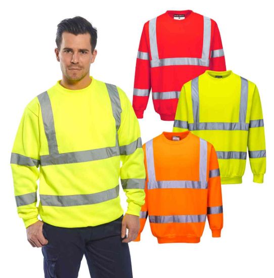 Picture of Portwest B303 Hi-Vis Sweatshirt