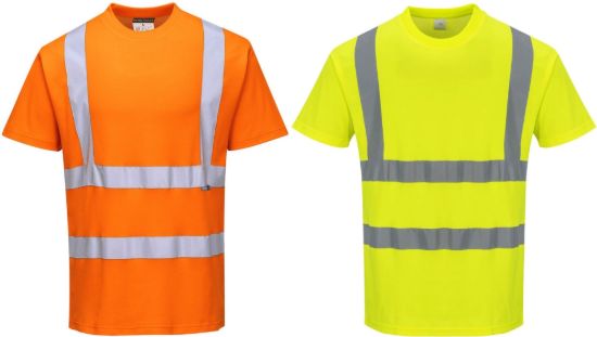 Picture of Portwest S170 Hi-Vis Cotton Comfort Short Sleeve T-Shirt