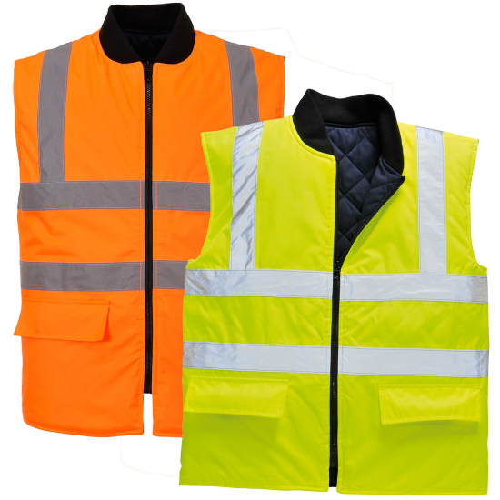 Picture of Portwest S469 Hi-Vis Reversible Bodywarmer