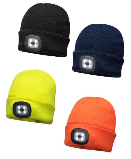 Picture of Portwest B029 Beanie LED Head Light USB Rechargeable