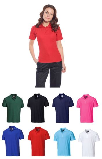 Picture of Portwest B209 Naples Ladies Polo Shirt