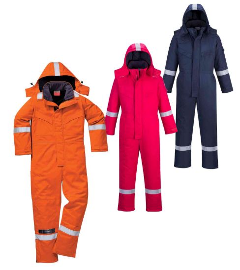 Picture of Portwest FR53 FR Anti-Static Winter Coverall