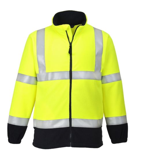 Picture of Portwest FR31 Flame Resistant Anti-Static Hi-Vis Fleece