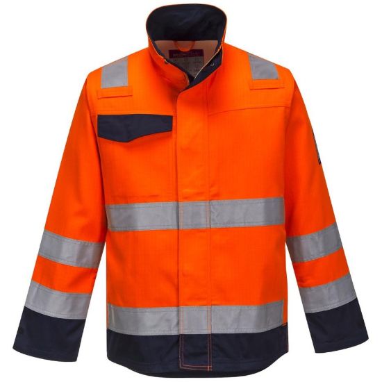 Picture of Portwest MV35 Modaflame RIS Orange/Navy Jacket
