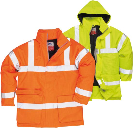 Picture of Portwest S778 Bizflame Rain Hi-Vis Anti-Static FR Jacket