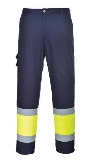 Picture of Portwest E049 Hi-Vis Two-Tone Combat Trousers