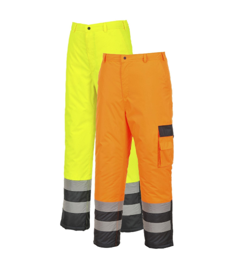 Picture of Portwest S686 Hi-Vis Contrast Trousers - Lined