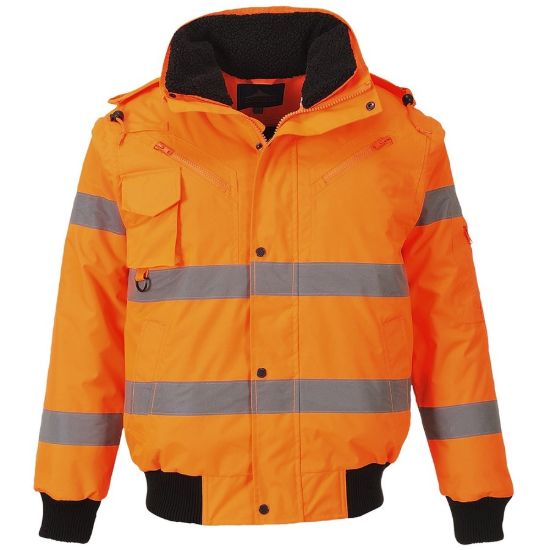 Picture of Portwest C467 Hi-Vis 3-in-1 Bomber Jacket