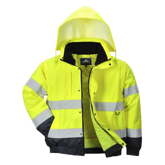 Picture of Portwest C468 Hi-Vis 2-in-1 Jacket