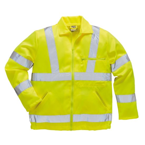 Picture of Portwest E040 Hi-Vis Poly-Cotton Jacket