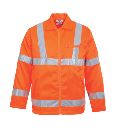 Picture of Portwest RT40 Hi-Vis RIS Poly-Cotton Jacket
