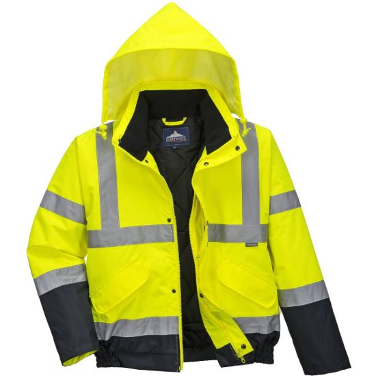 Picture of Portwest S266 Hi-Vis Two-Tone Bomber Jacket