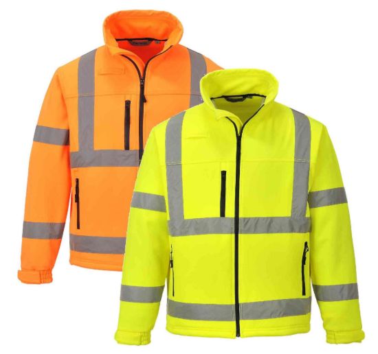 Picture of Portwest S424 Hi-Vis Classic Softshell Jacket (3L)