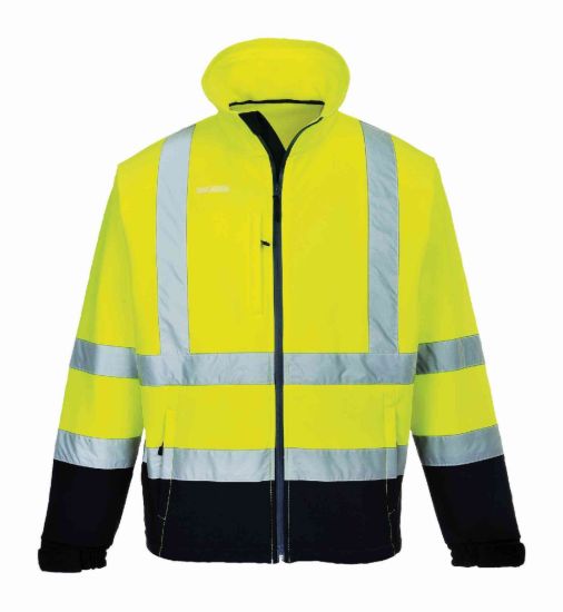 Picture of Portwest S425 Hi-Vis Contrast Softshell (3L)