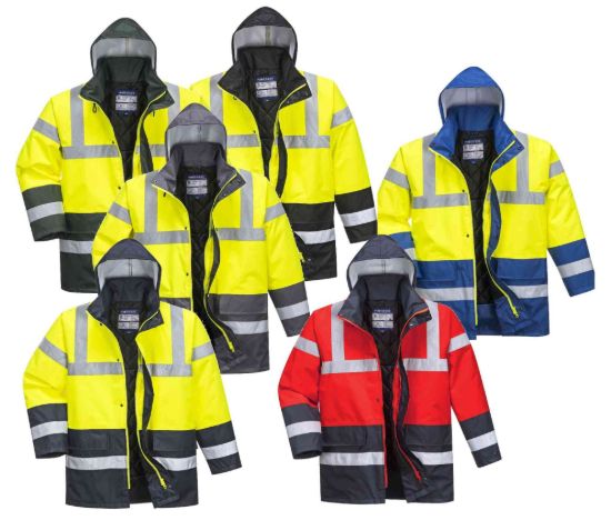 Picture of Portwest S466 Hi-Vis Contrast Traffic Jacket