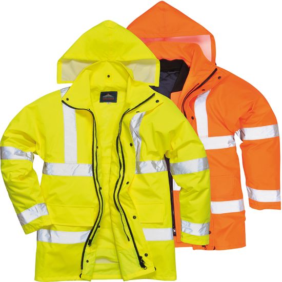 Picture of Portwest S468 Hi-Vis 4-in-1 Traffic Jacket