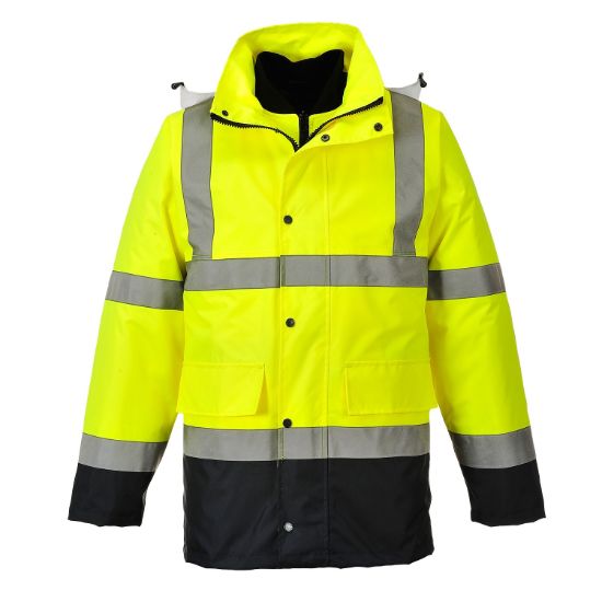 Picture of Portwest S471 Hi-Vis 4-in-1 Contrast Traffic Jacket