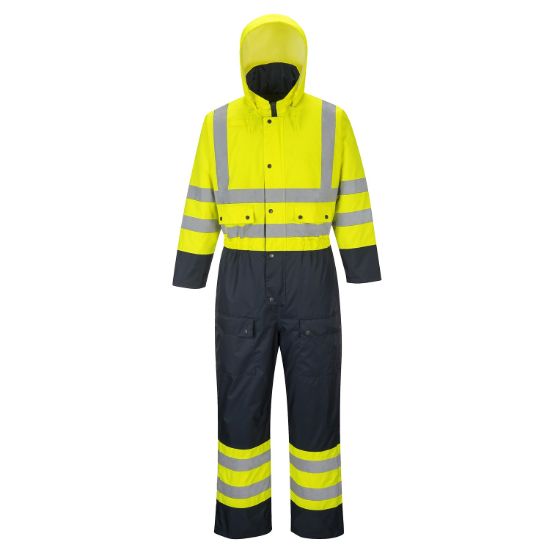 Picture of Portwest S485 Hi-Vis Contrast Lined Coverall