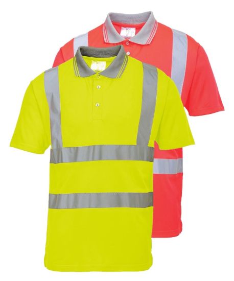 Picture of Portwest S477 Hi-Vis Short Sleeve Polo