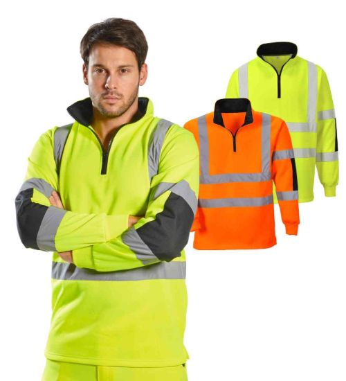 Picture of Portwest B308 Hi-Vis Xenon Rugby Shirt