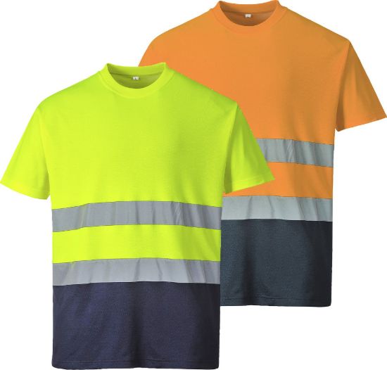 Picture of Portwest S173 Hi-Vis Two-Tone Cotton Comfort T-Shirt