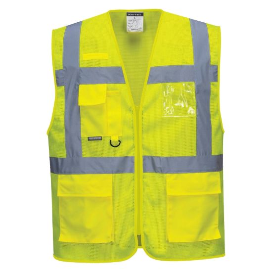 Picture of Portwest C376 Hi-Vis Athens Meshair Executive Vest