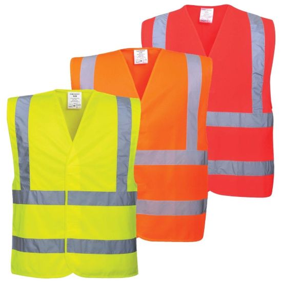 Picture of Portwest C470 Hi-Vis Two Band & Brace Vest