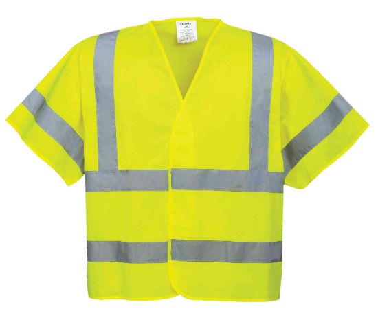 Picture of Portwest C471 Hi-Vis Short Sleeved Vest