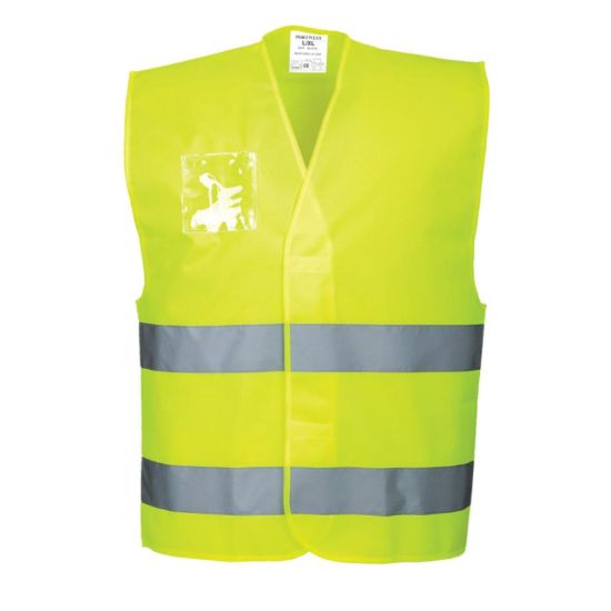 Picture of Portwest C475 Hi-Vis Dual ID Holder Vest