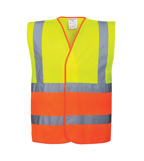 Picture of Portwest C481 Hi-Vis Two-Tone Vest