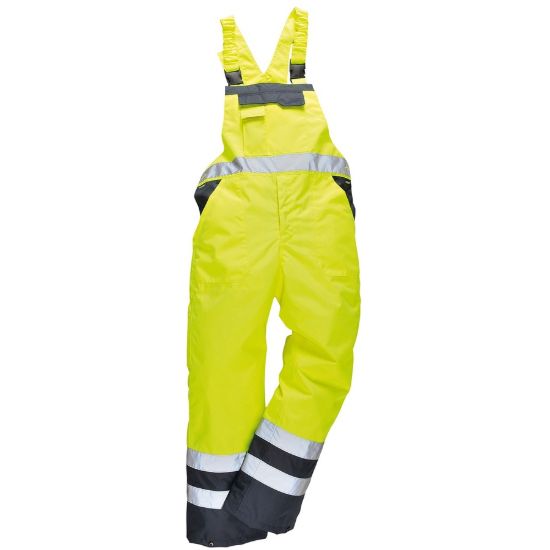Picture of Portwest S489 Hi-Vis Contrast Bib & Brace - Lined