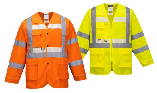 Picture of Portwest G475 Hi-Vis Glowtex Executive Long Sleeve Vest