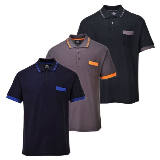 Picture of Portwest TX20 Texo Contrast Polo Shirt