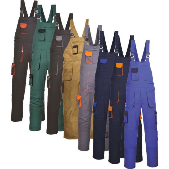 Picture of Portwest TX12 Texo Contrast Bib and Brace