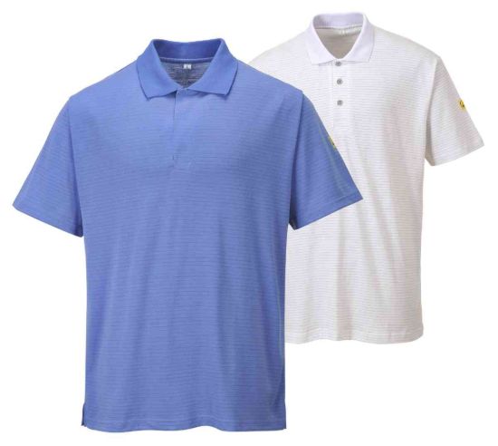 Picture of Portwest AS21 Anti-Static ESD Polo Shirt
