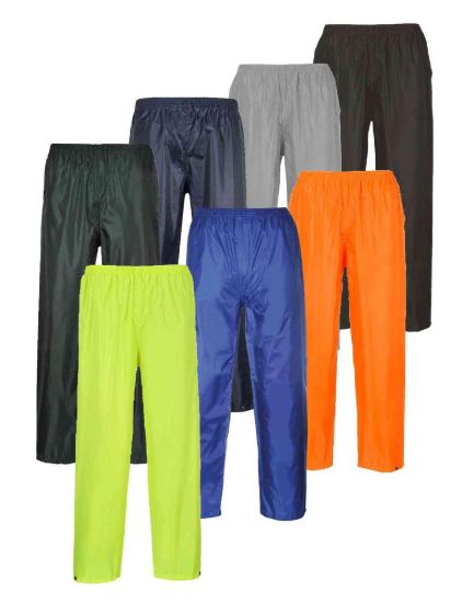 Picture of Portwest S441 Classic Adult Rain Trousers