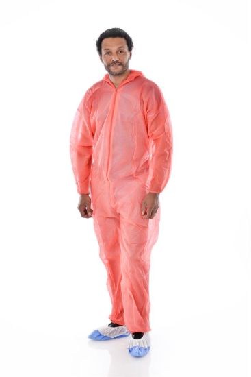 Picture of Lion Haircare Polypropylene Coverall Suit with Hood