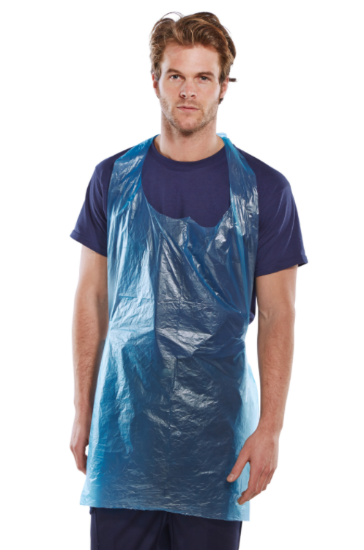 Picture of B-Click DAB42DP Blue Disposable Apron