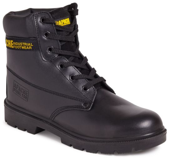 Picture of Apache AP300 Black 6 Eye Safety Boot