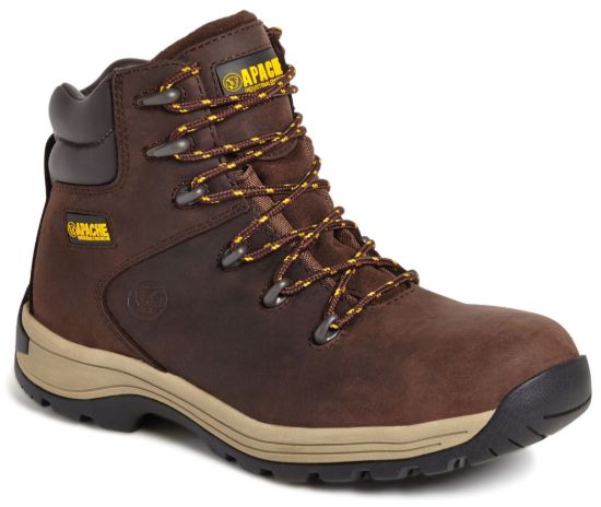 Picture of Apache AP315CM Brown Water Resistant Safety Hiker