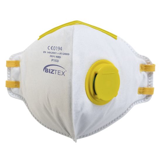 Picture of Portwest P153 FFP1 Valved Dolomite Fold Flat Respirator