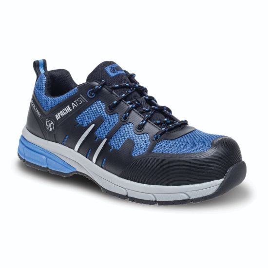 Picture of Apache ATS Oulton Blue/Black Metal Free Safety Trainer