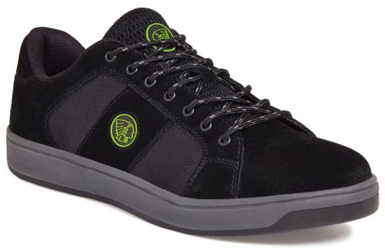 Picture of Apache Kick Black Suede Cup Sole Safety Trainer