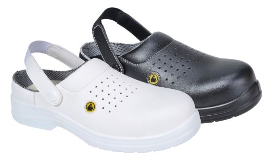 Picture of Portwest FC03 Compositelite ESD Perforated Safety Clog SB AE