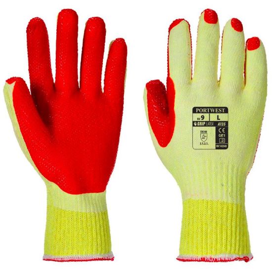 Picture of A135 Tough Grip Glove - Yellow/Orange
