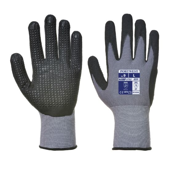 Picture of A351 DermiFlex Plus Glove - Grey/Black